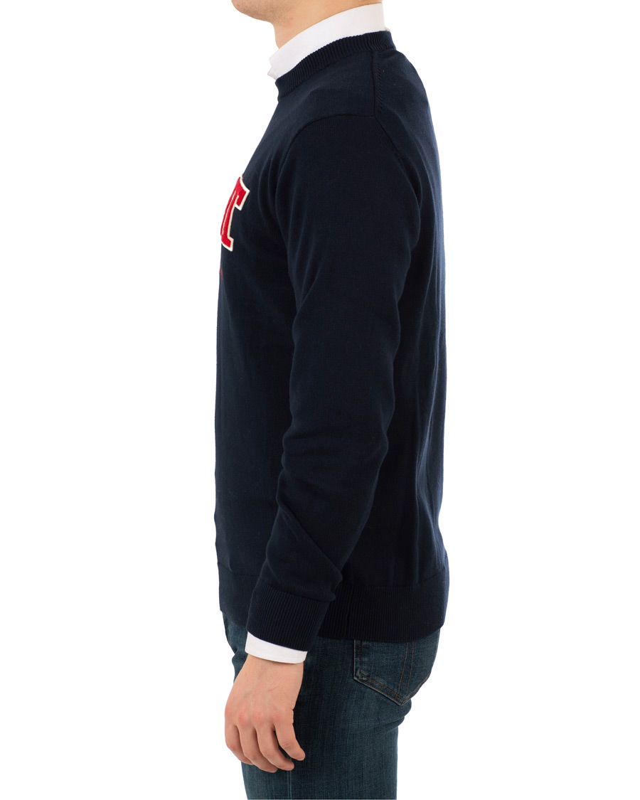 Heren | Truien | GANT | Logo Crew Neck Marine