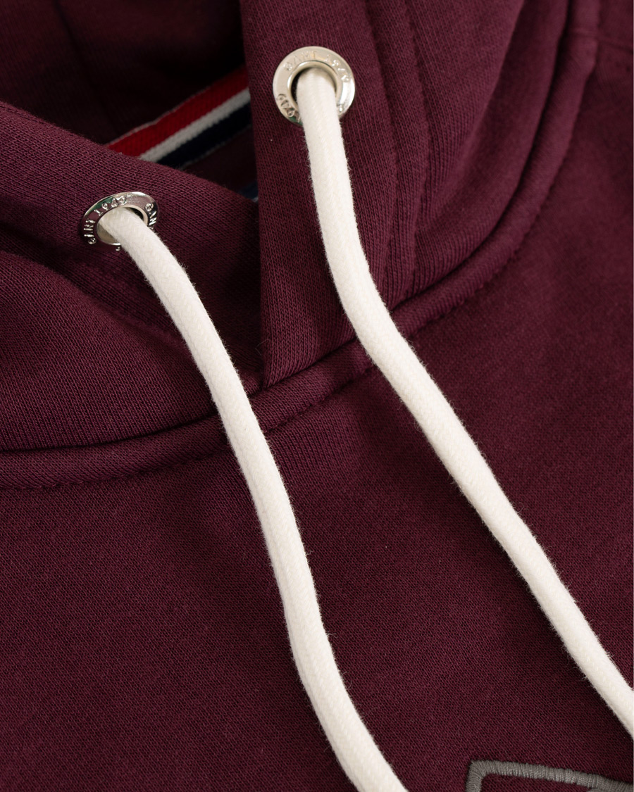 Heren | Truien | GANT | Shield Hoodie Purple Fig