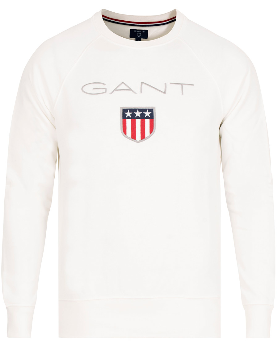 Heren | Truien | GANT | Shield Crew Neck Sweatshirts Eggshell