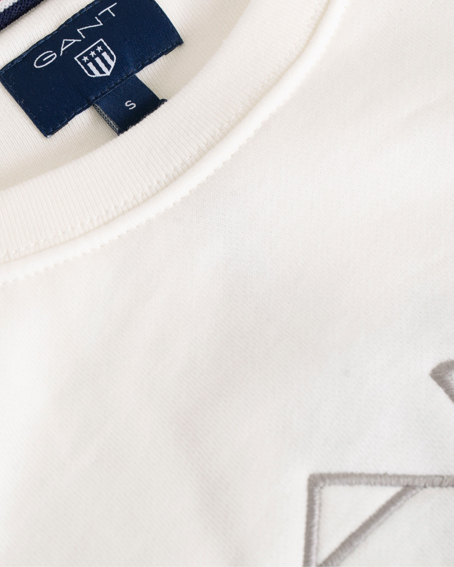 Heren | Truien | GANT | Shield Crew Neck Sweatshirts Eggshell