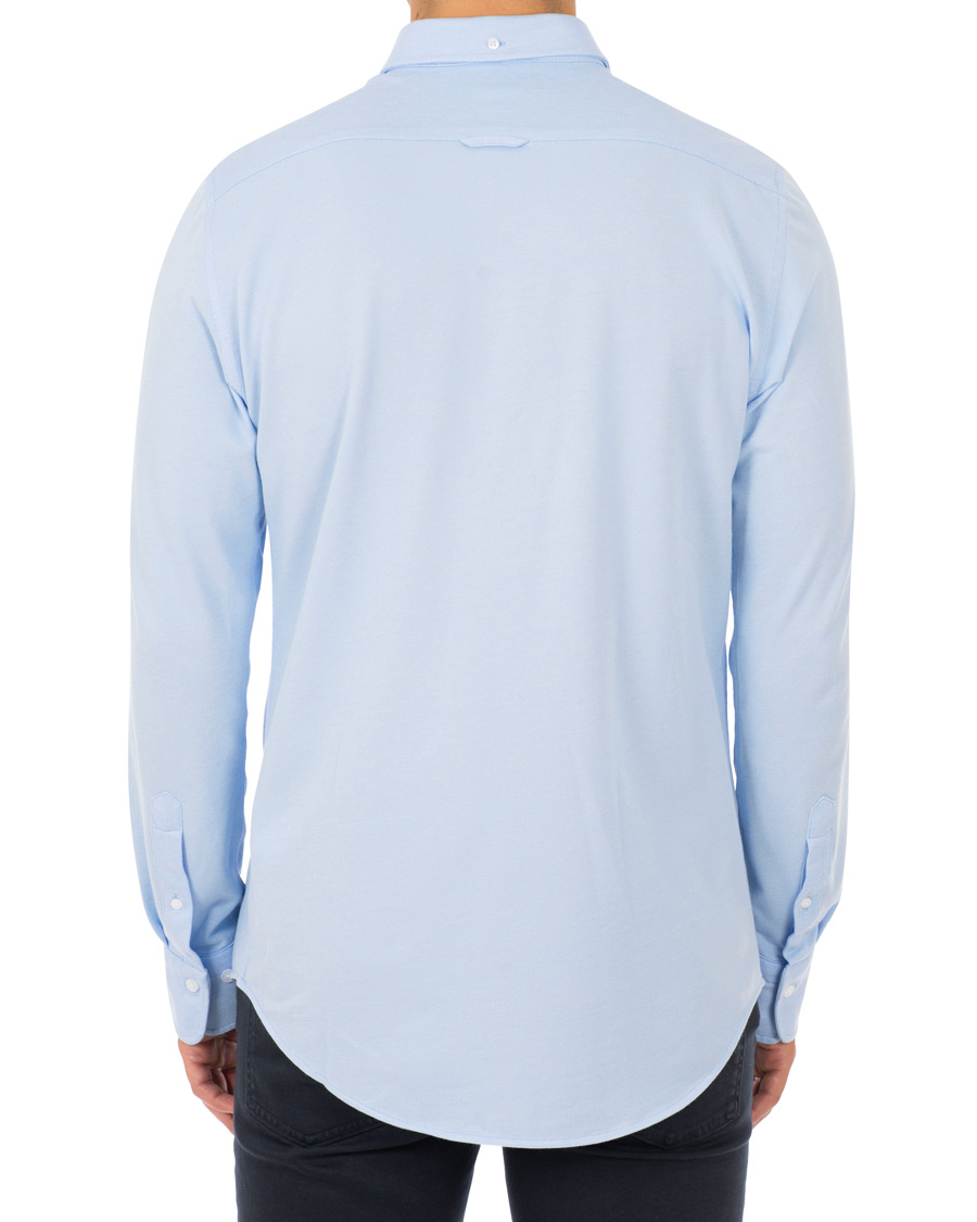 Heren | Overhemden | GANT | Slim Fit Tech Prep Pique Shirt Capri Blue
