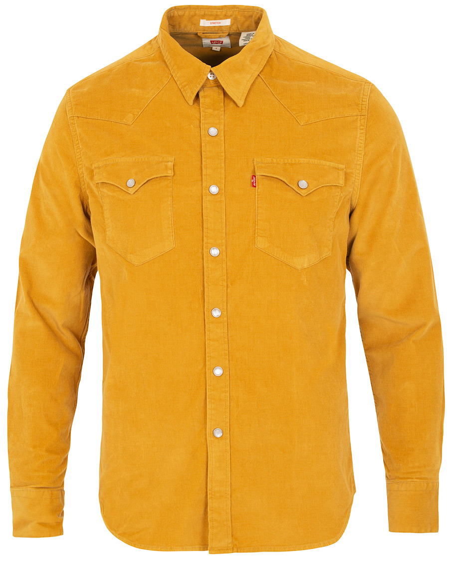 Heren | Overhemden | Levi's | Barstow Western Corduroy Shirt Yellow