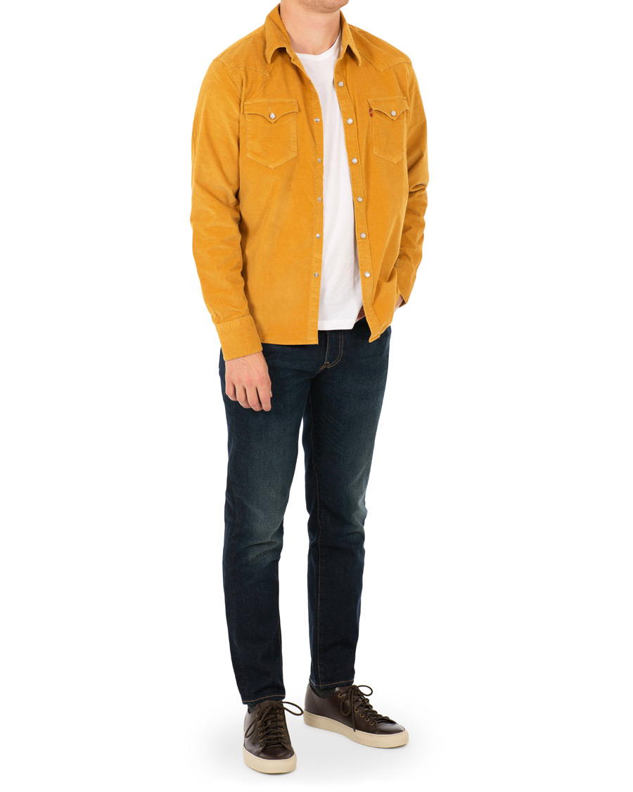 Heren | Overhemden | Levi's | Barstow Western Corduroy Shirt Yellow