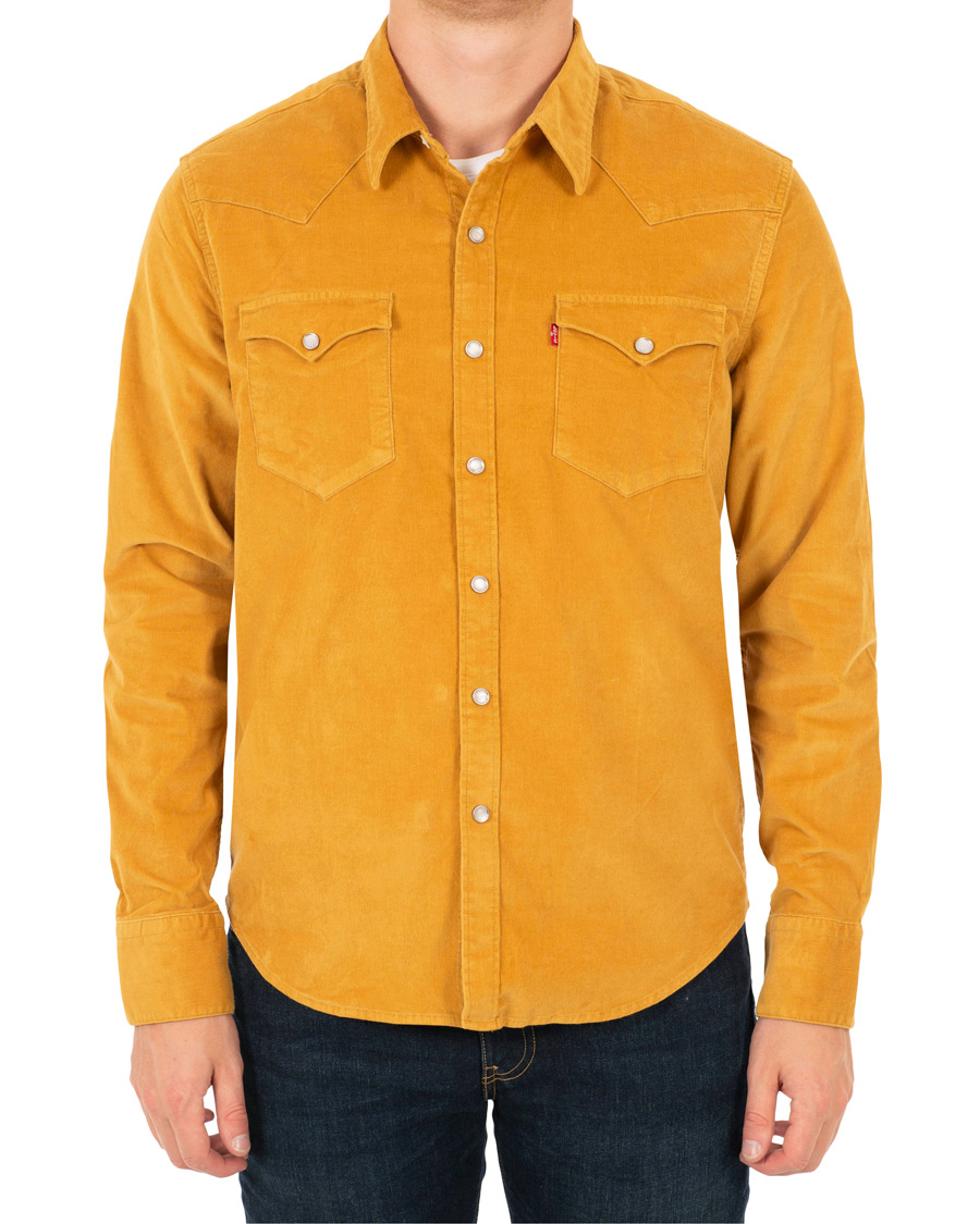 Heren | Overhemden | Levi's | Barstow Western Corduroy Shirt Yellow