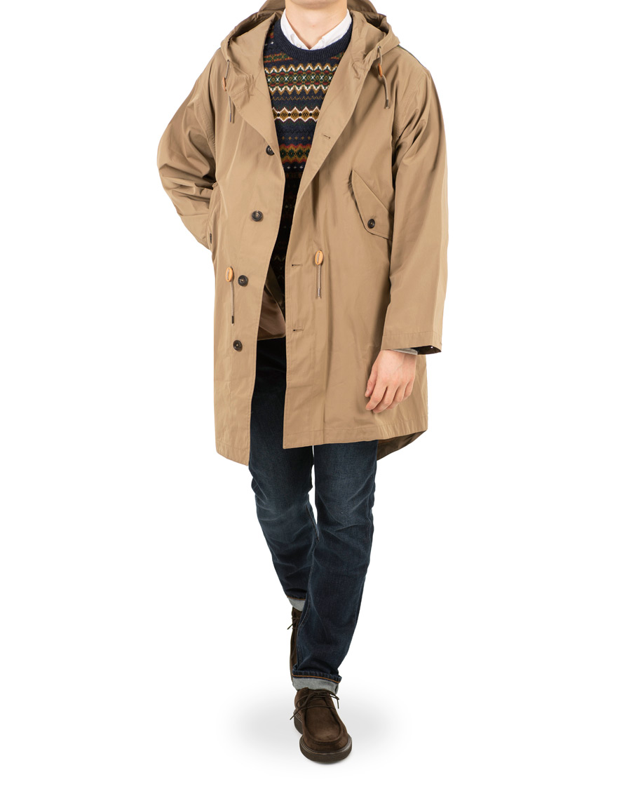Heren | Jassen | The Workers Club | Packable Parka Fawn
