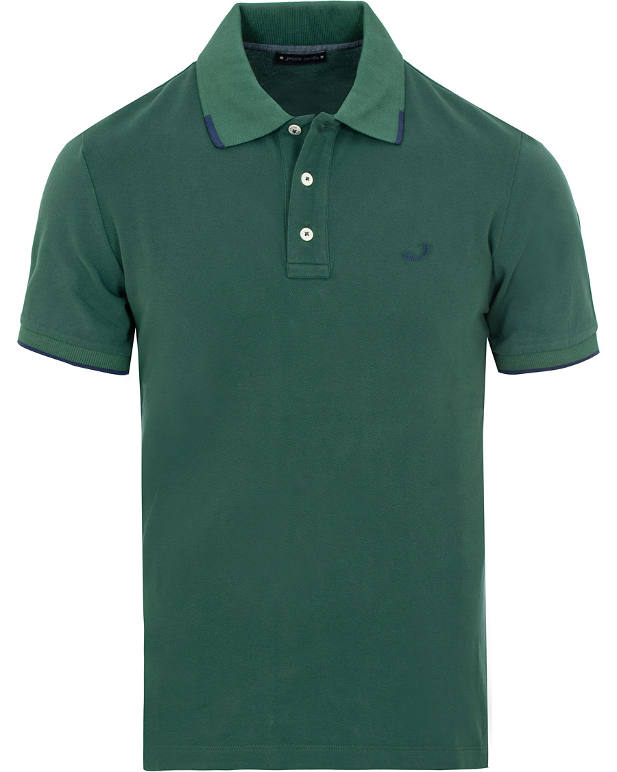 Heren | Polo's | Jacob Cohën | Cotton Stretch Polo Green
