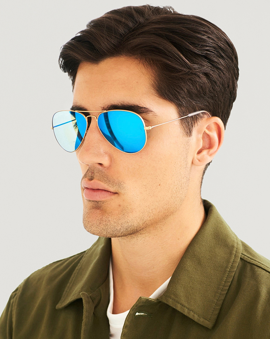 Men | Ray-Ban | Ray-Ban | 0RB3025 Sunglasses Mirror Blue