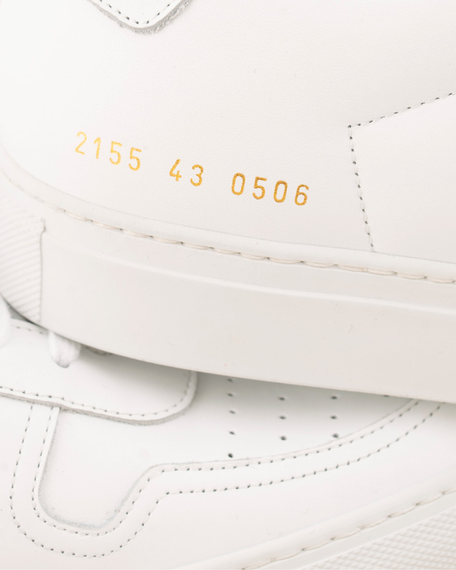 Heren | Common Projects B Ball Sneakers White Calf | Common Projects | B Ball Sneakers White Calf