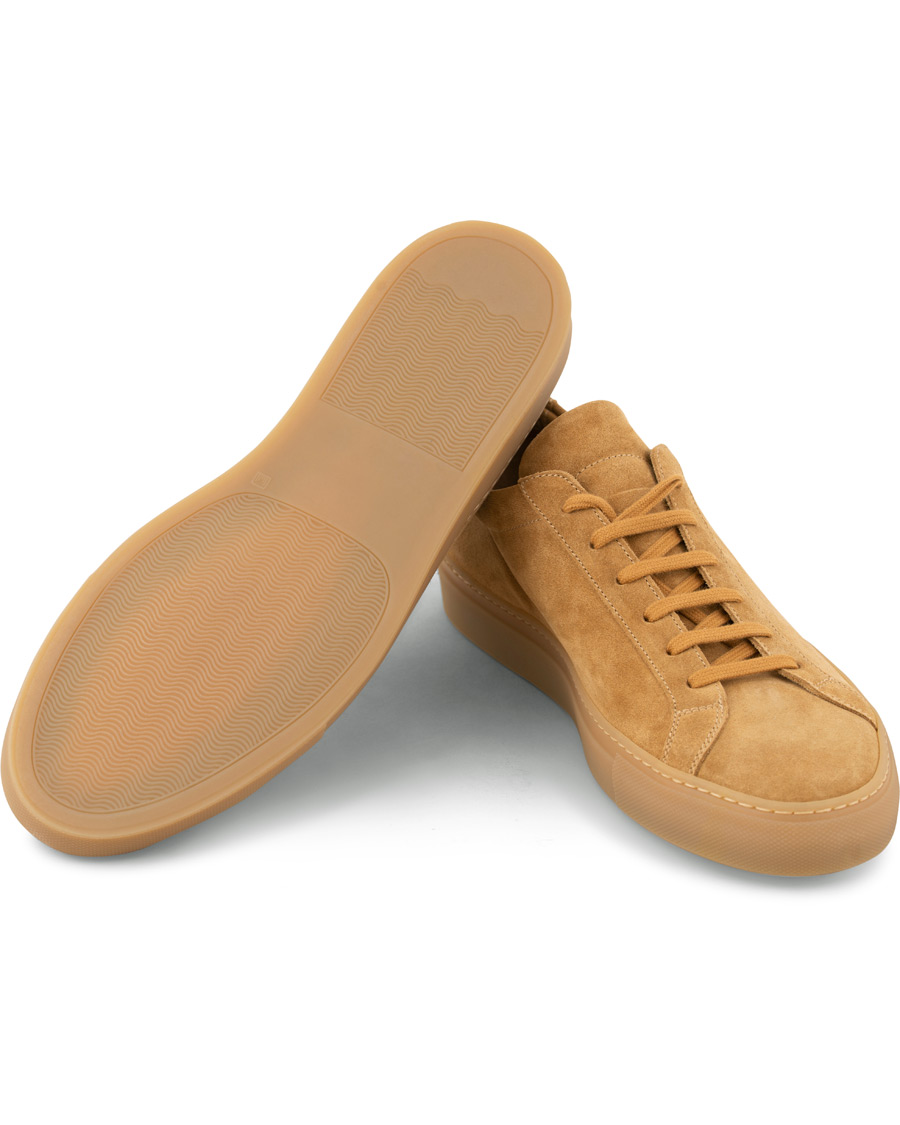 Heren | Common Projects Original Achilles Leather Sneakers Beige Suede | Common Projects | Original Achilles Leather Sneakers Beige Suede
