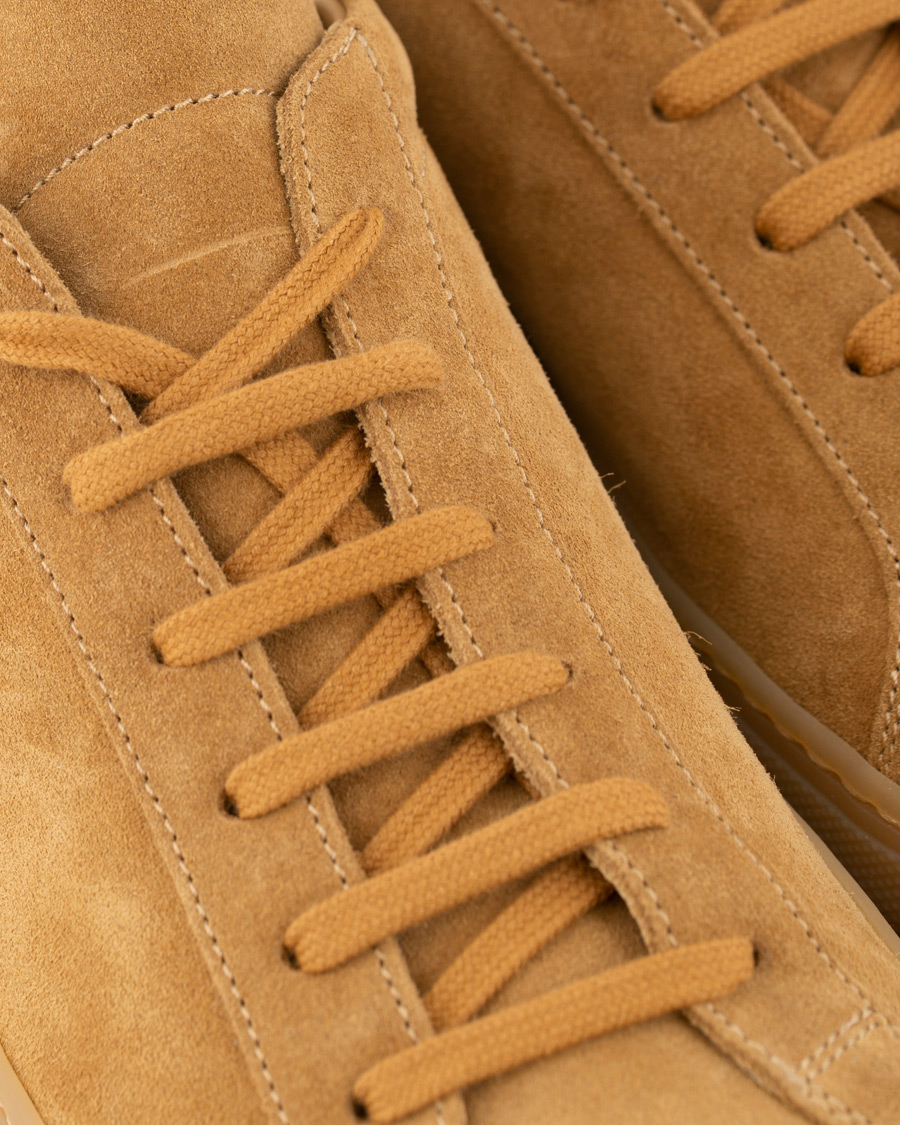 Heren | Common Projects Original Achilles Leather Sneakers Beige Suede | Common Projects | Original Achilles Leather Sneakers Beige Suede
