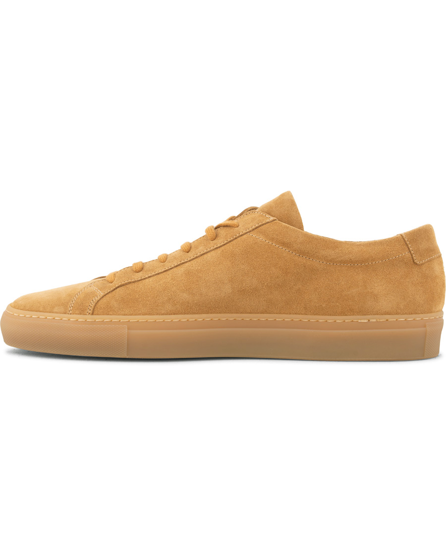 Heren | Common Projects Original Achilles Leather Sneakers Beige Suede | Common Projects | Original Achilles Leather Sneakers Beige Suede