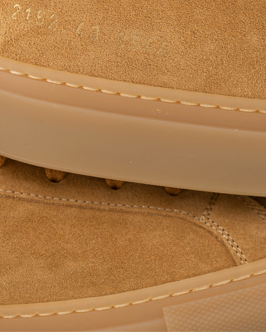 Heren | Common Projects Original Achilles Leather Sneakers Beige Suede | Common Projects | Original Achilles Leather Sneakers Beige Suede