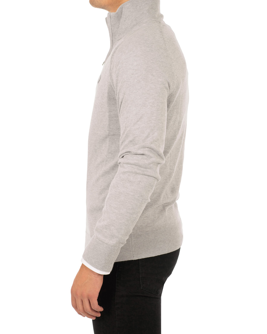 Heren | Truien | Henri-Lloyd | Henri Lloyd Miller Regular Half Zip Grey Marl