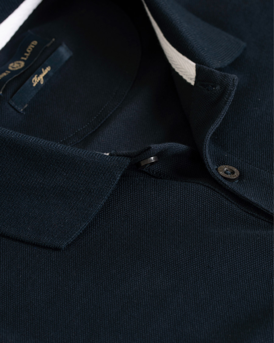 Heren | Truien | Henri-Lloyd | Henri Lloyd Musburry Regular Long Sleeve Polo Navy