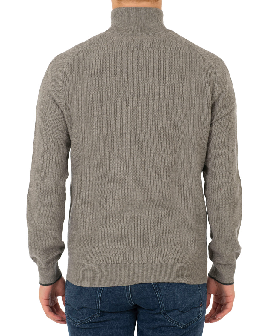 Heren | Truien | Polo Ralph Lauren | Texture Half Zip Fawn Grey Heather