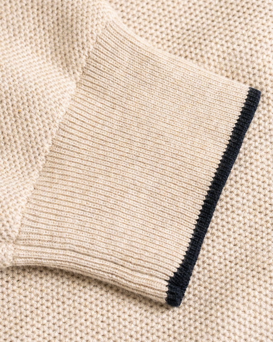 Heren | Truien | Polo Ralph Lauren | Texture Half Zip Oatmeal Heather
