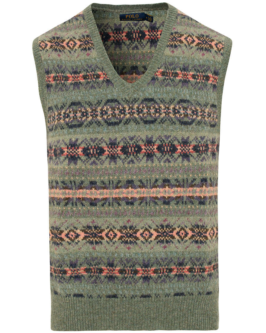 Heren | Truien | Polo Ralph Lauren | Wool Fairisle Crew Vest Lovette/Multi