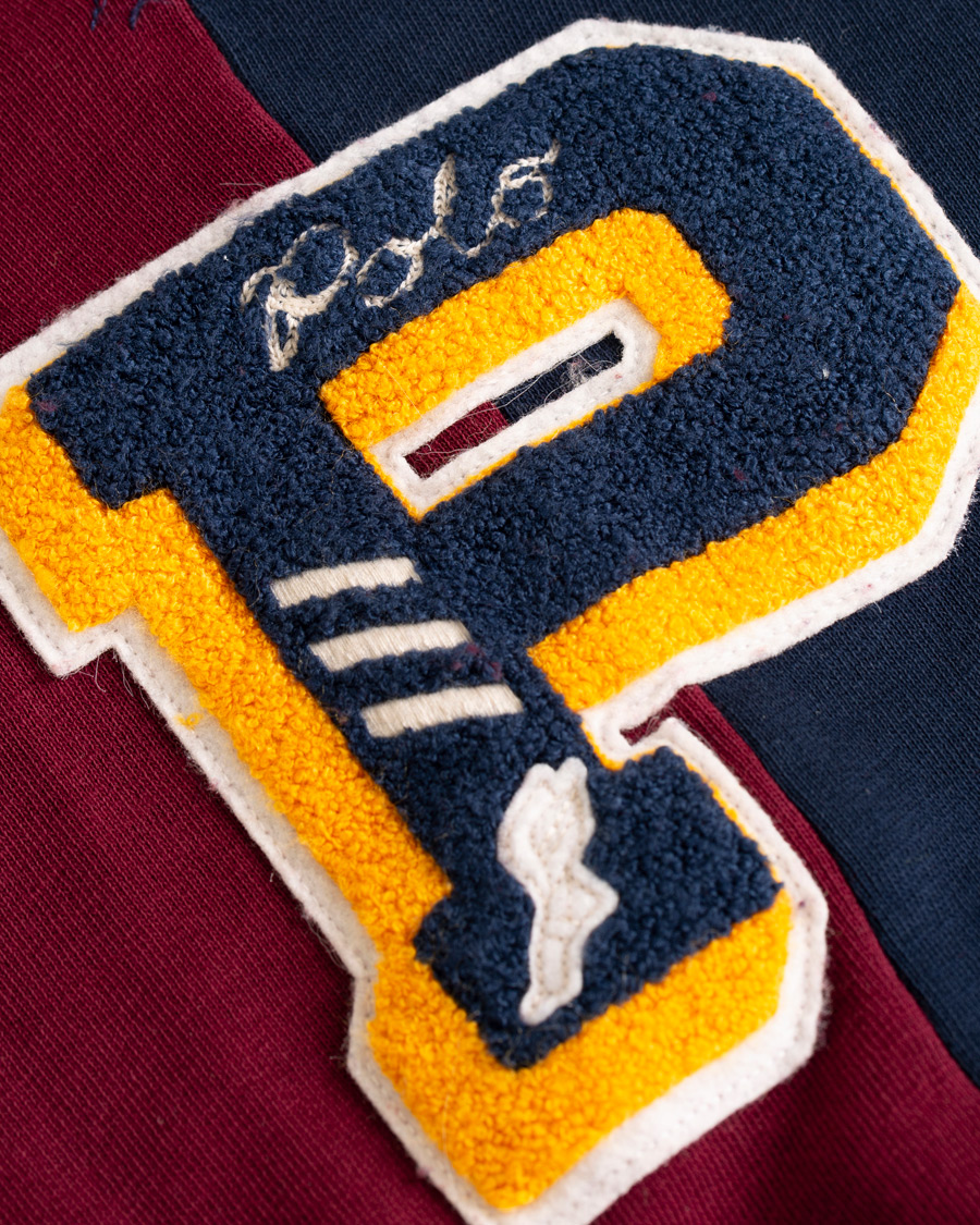 Heren | Truien | Polo Ralph Lauren | Teddy P Crew Neck Sweatshirt Cruise Navy/Classic Wine