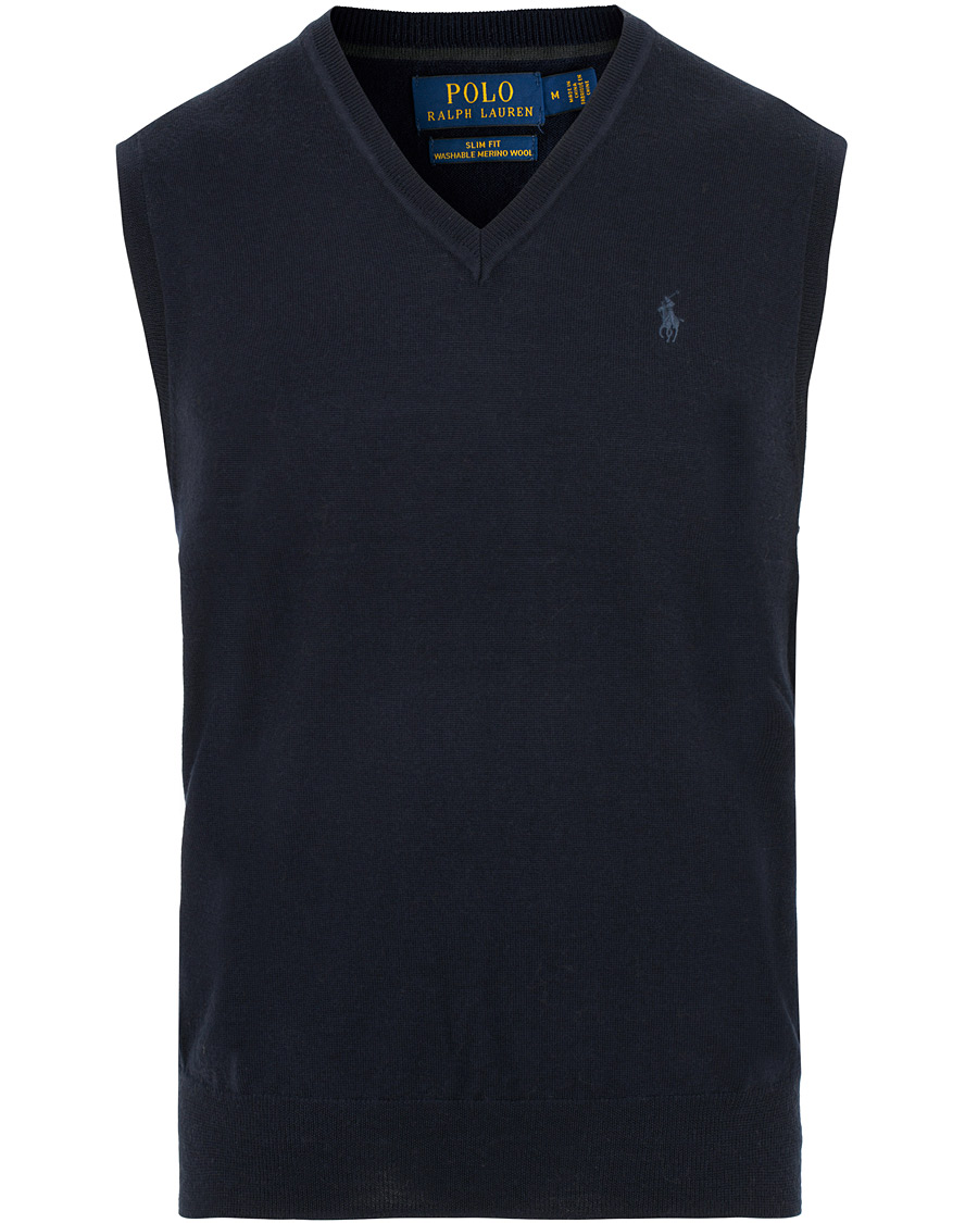 Heren | Truien | Polo Ralph Lauren | Merino Vest Hunter Navy