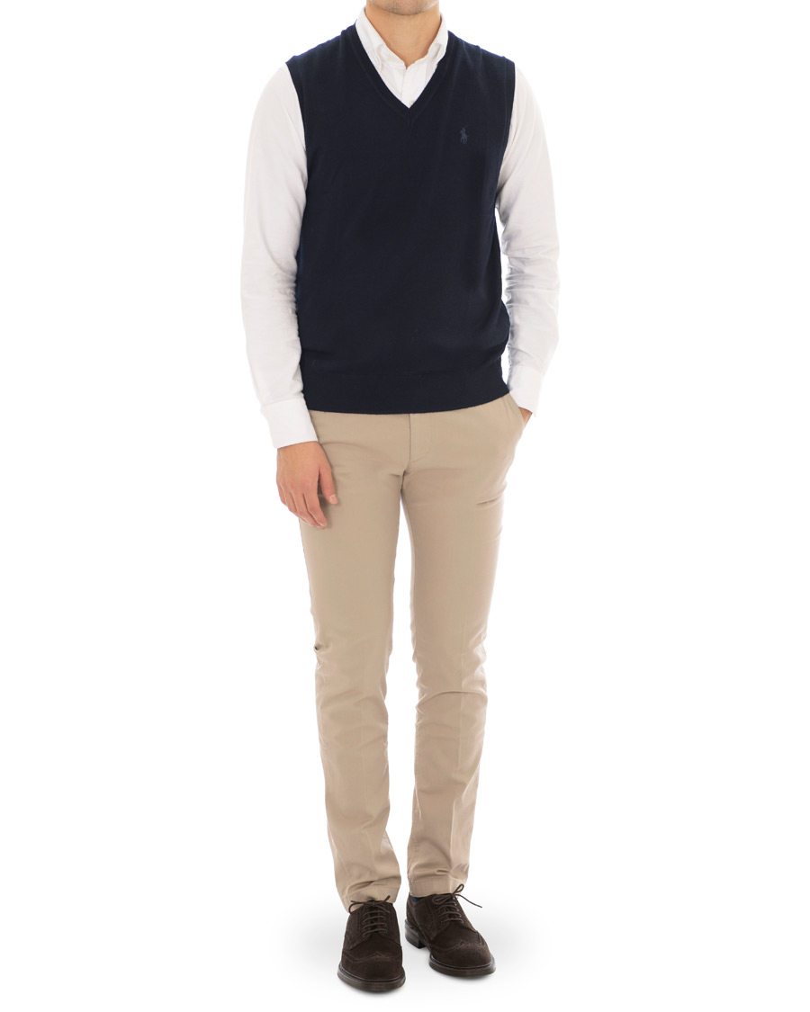 Heren | Truien | Polo Ralph Lauren | Merino Vest Hunter Navy