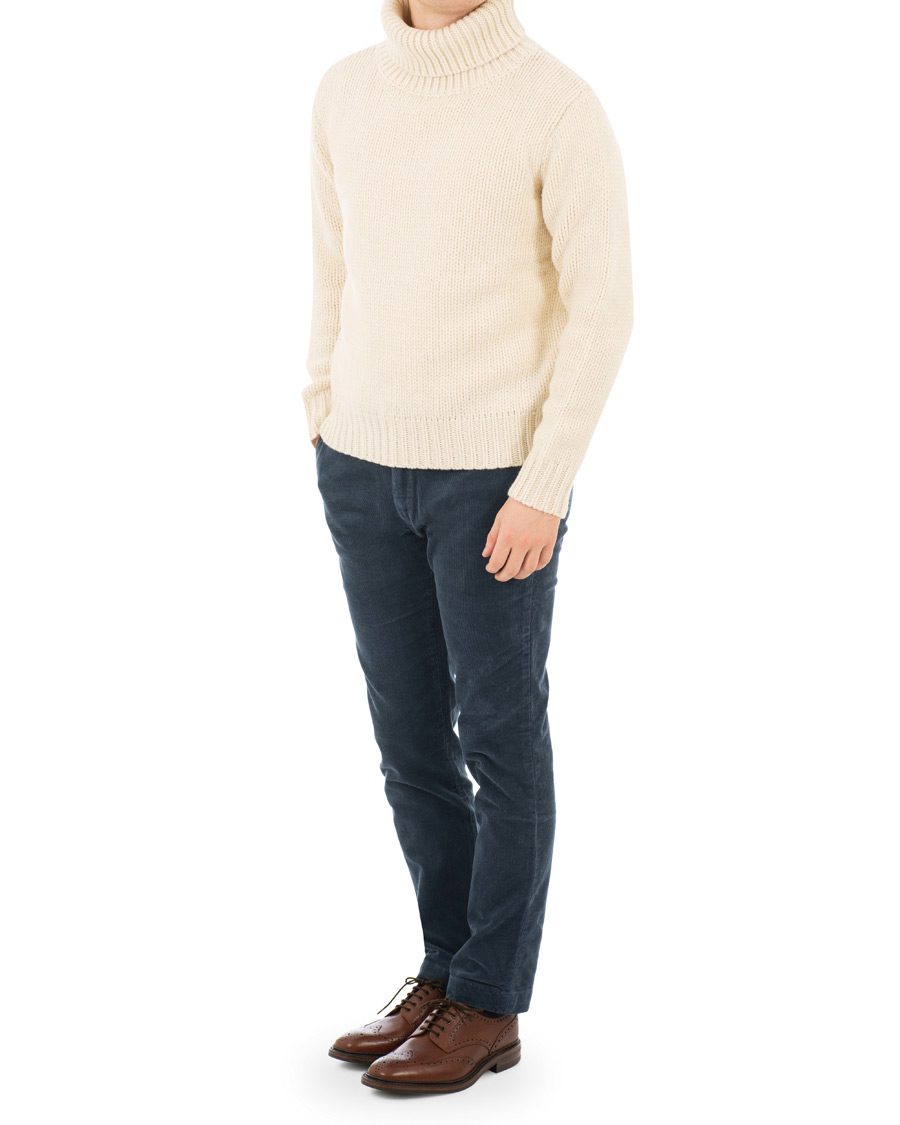 Heren | Broeken | Polo Ralph Lauren | Hudson Slim Fit Corduroy Trousers Blue Corsair