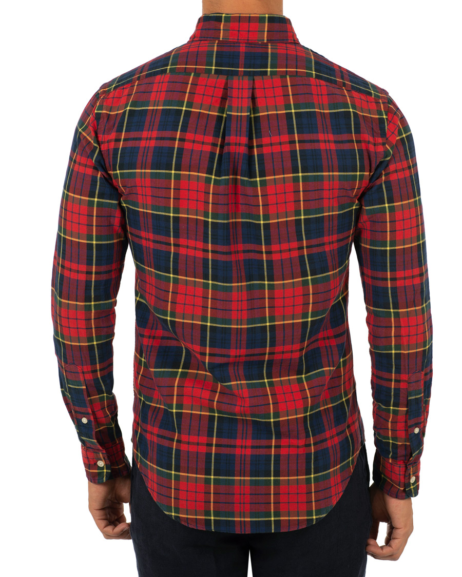 Heren | Overhemden | Polo Ralph Lauren | Slim Fit Check Shirt Crimson/Canary