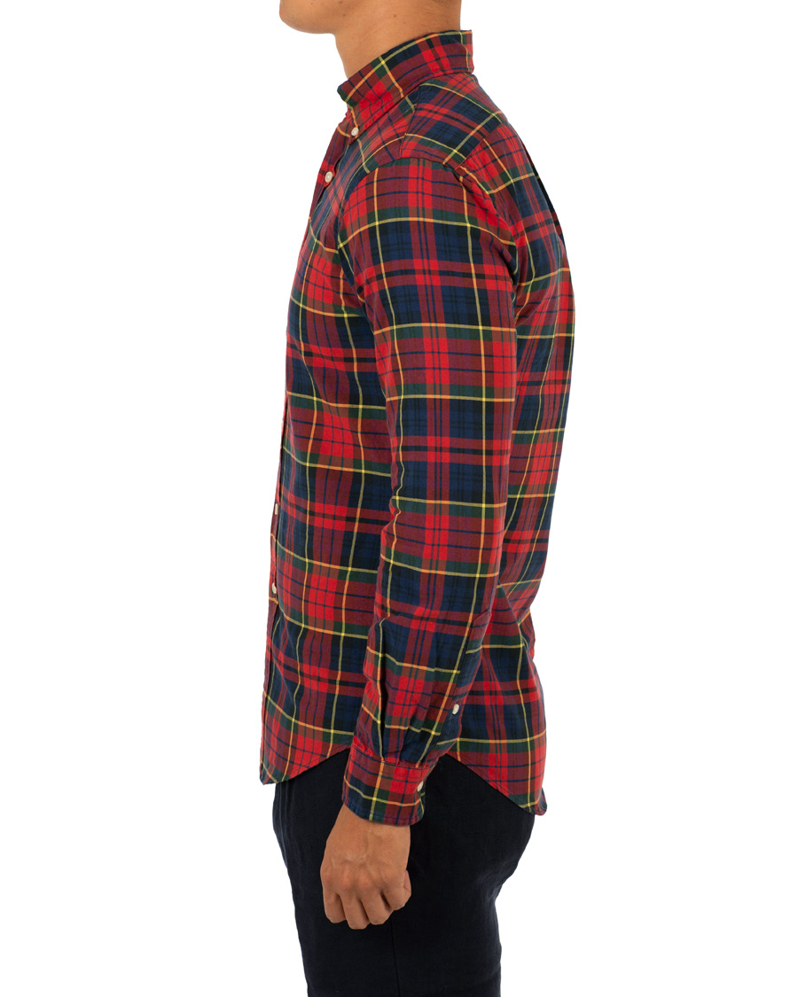 Heren | Overhemden | Polo Ralph Lauren | Slim Fit Check Shirt Crimson/Canary