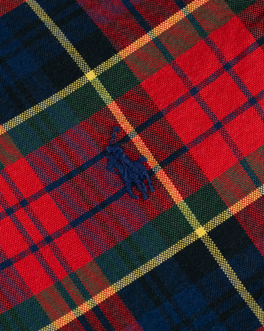 Heren | Overhemden | Polo Ralph Lauren | Slim Fit Check Shirt Crimson/Canary