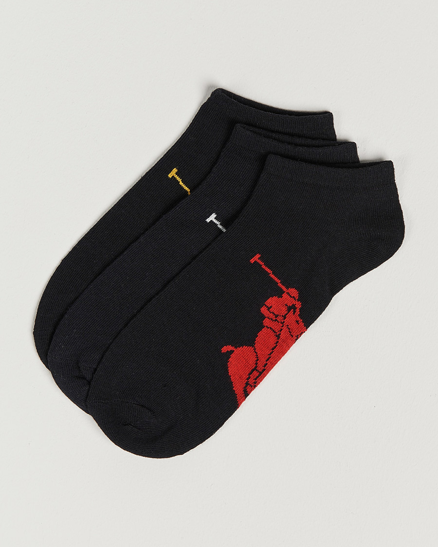 Heren |  | Polo Ralph Lauren | 3-Pack Sneaker Sock Black