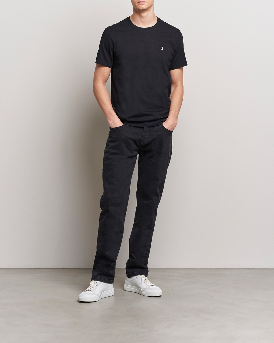Heren | T-shirts | Polo Ralph Lauren | Liquid Cotton Crew Neck T-Shirt Black