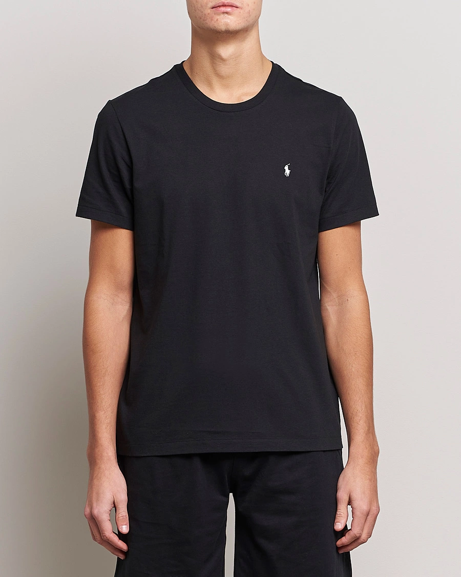 Heren | Zwarte T-shirts | Polo Ralph Lauren | Liquid Cotton Crew Neck Tee Black