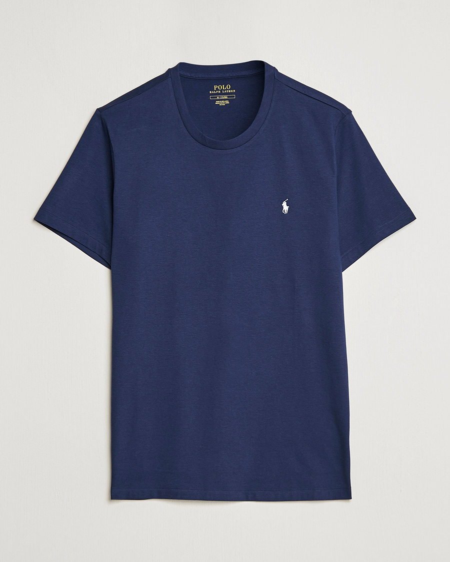 Heren | T-shirts | Polo Ralph Lauren | Liquid Cotton Crew Neck T-Shirt Cruise Navy