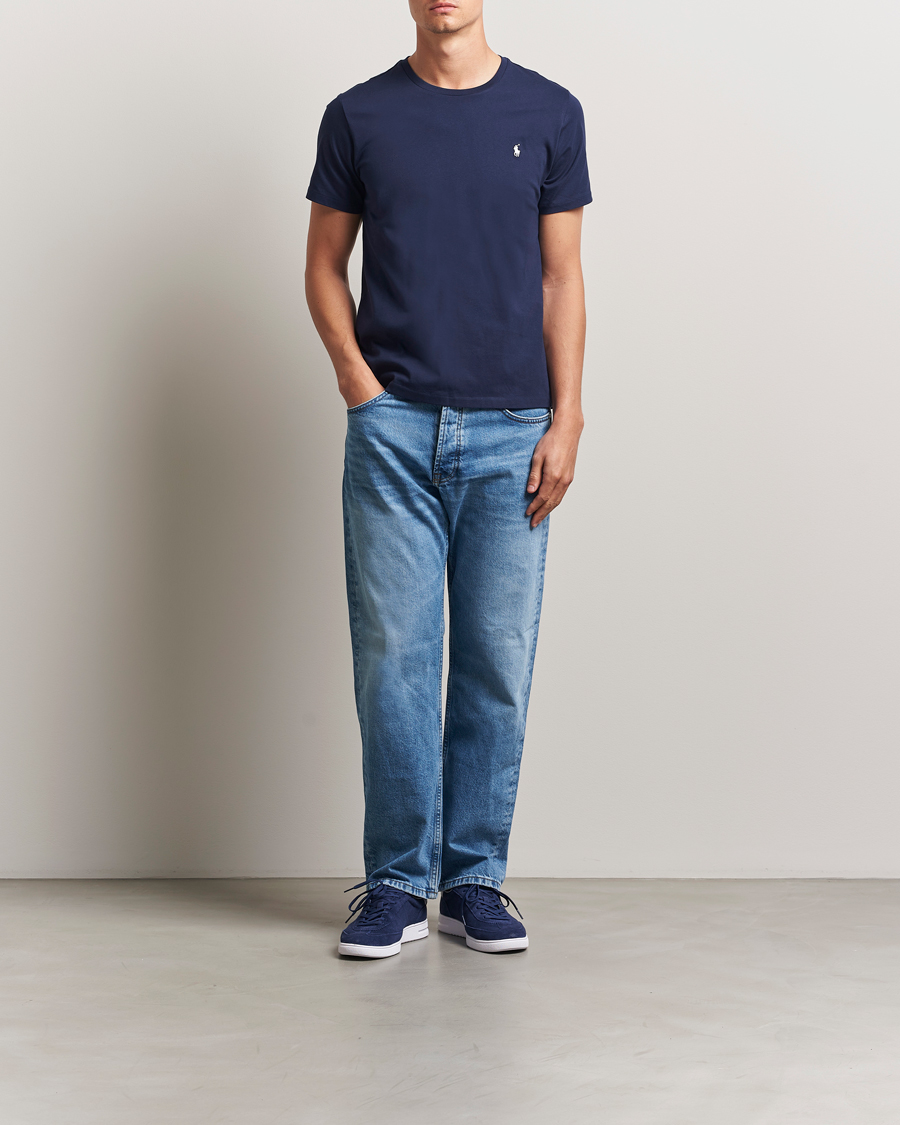 Heren | T-shirts | Polo Ralph Lauren | Liquid Cotton Crew Neck T-Shirt Cruise Navy