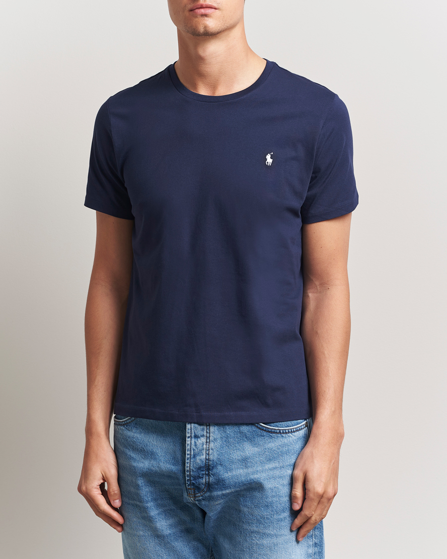 Heren | T-shirts | Polo Ralph Lauren | Liquid Cotton Crew Neck T-Shirt Cruise Navy