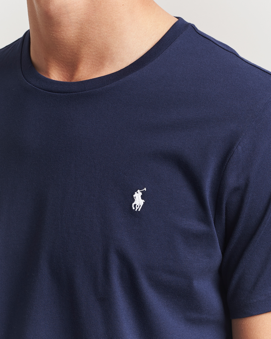 Heren | T-shirts | Polo Ralph Lauren | Liquid Cotton Crew Neck T-Shirt Cruise Navy