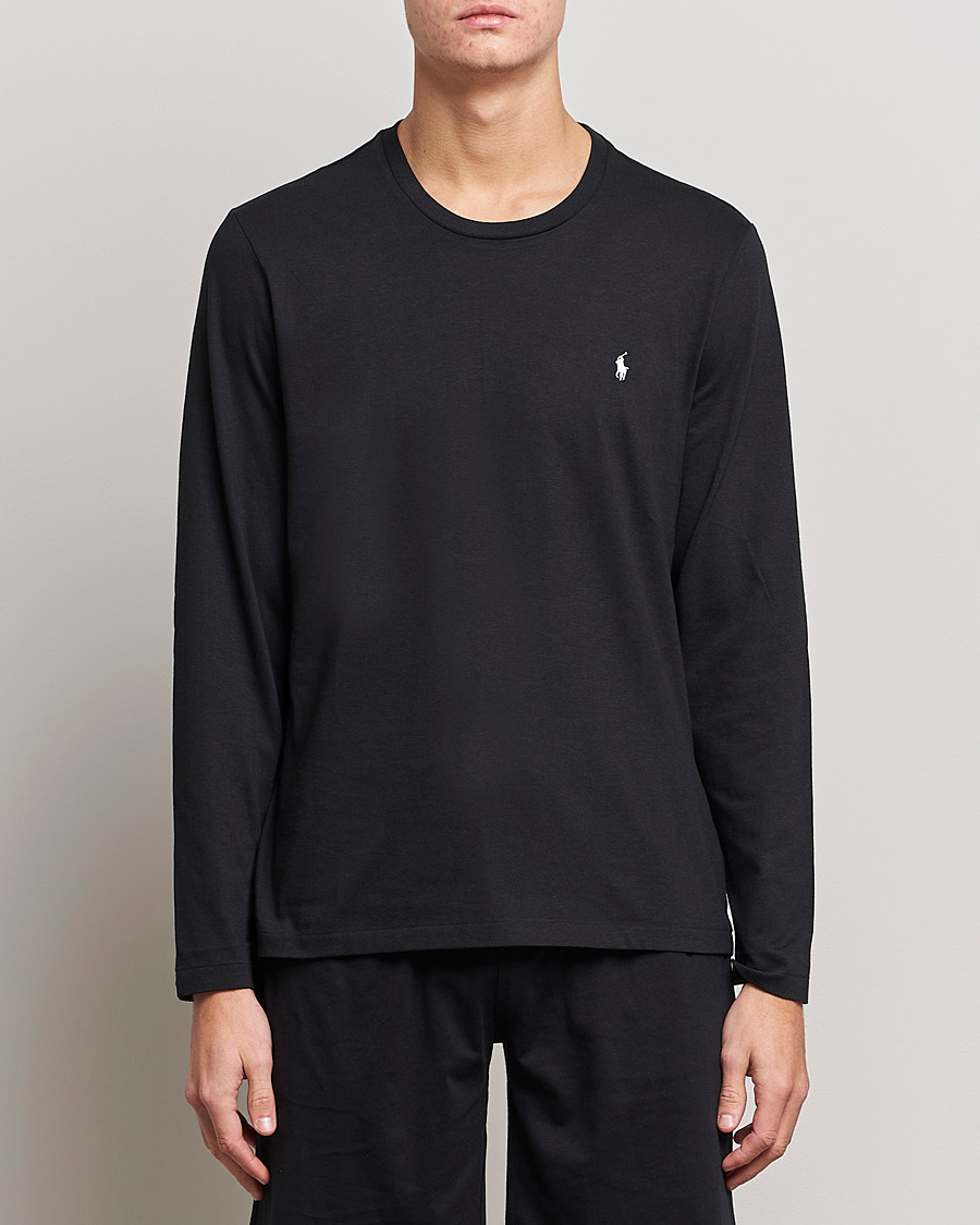 Heren | T-shirts | Polo Ralph Lauren | Liquid Cotton Long Sleeve Crew Neck Tee Black