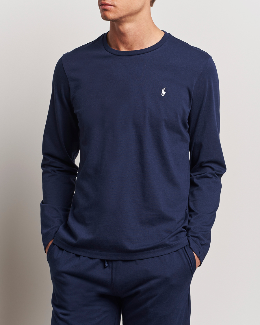 Heren |  | Polo Ralph Lauren | Liquid Cotton Long Sleeve Crew Neck T-Shirt Cruise Navy