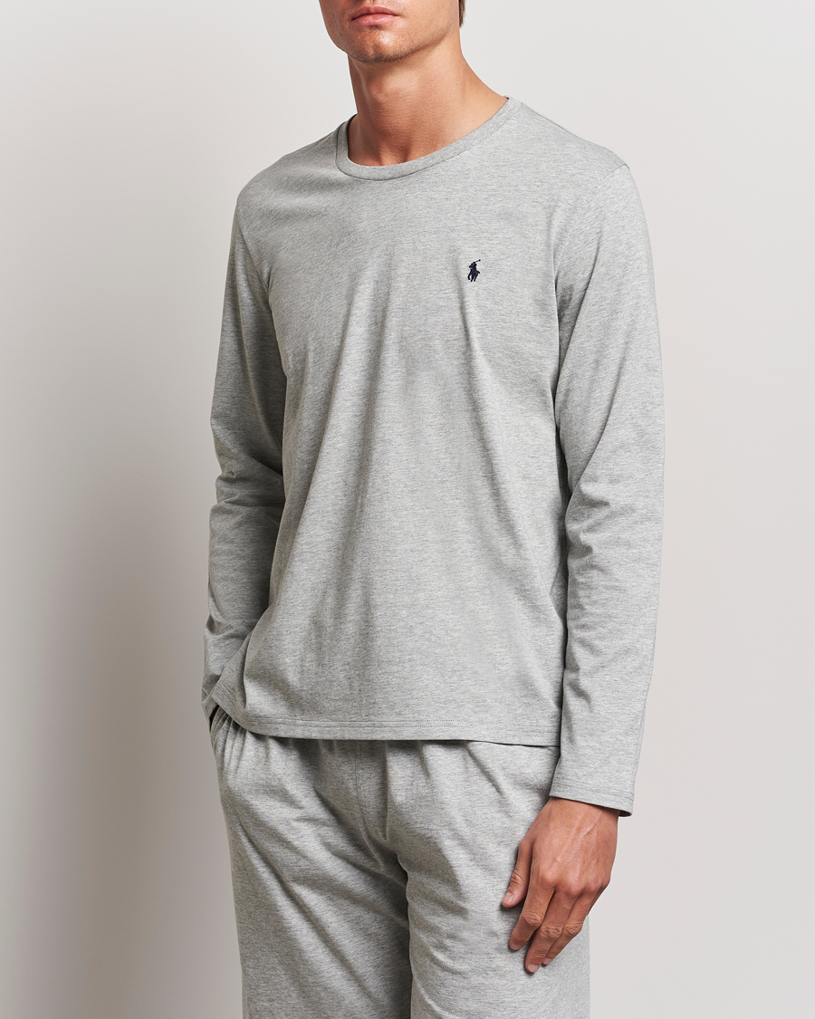 Heren |  | Polo Ralph Lauren | Liquid Cotton Long Sleeve Crew Neck Tee Andover Heather