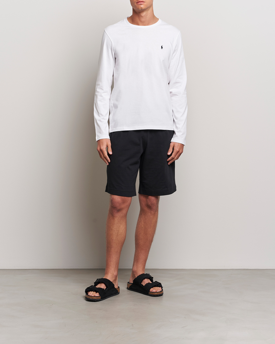 Heren | T-shirts | Polo Ralph Lauren | Liquid Cotton Long Sleeve Crew Neck Tee White