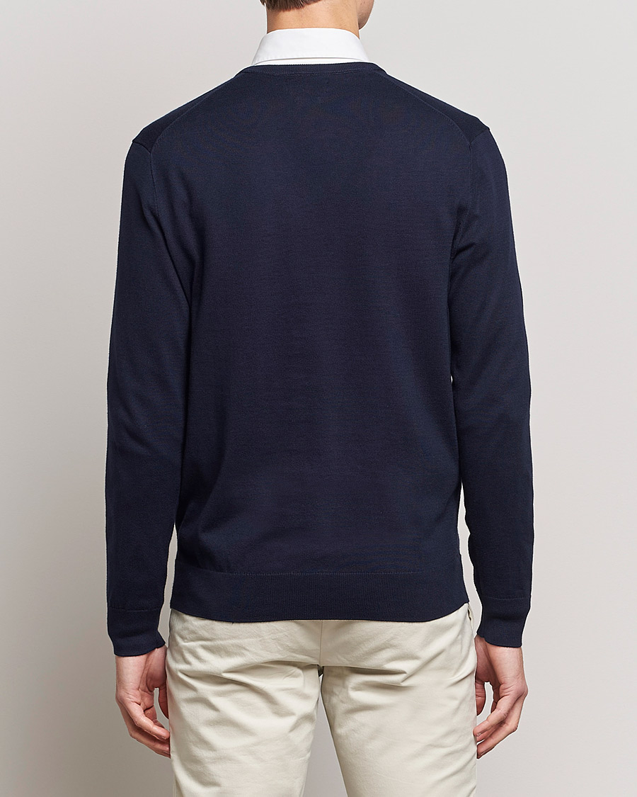 Heren | Truien | Polo Ralph Lauren | Pima Cotton V-neck Pullover Hunter Navy