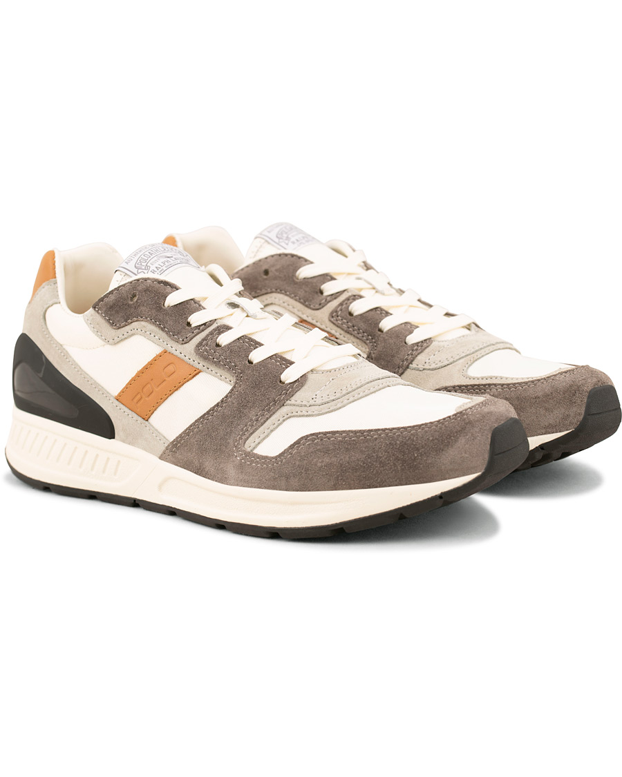 Heren | Polo Ralph Lauren Train 100 Running Sneaker White/Grey | Polo Ralph Lauren | Train 100 Running Sneaker White/Grey