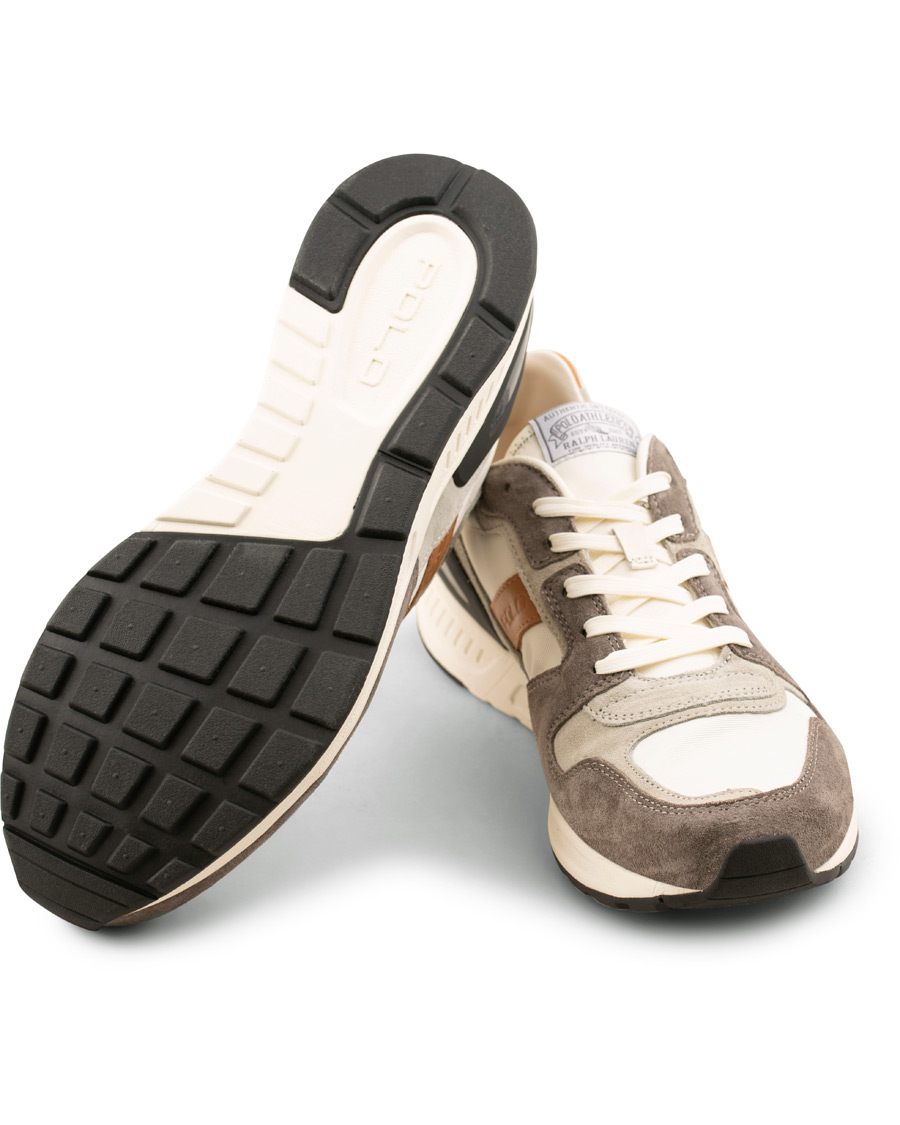 Heren | Polo Ralph Lauren Train 100 Running Sneaker White/Grey | Polo Ralph Lauren | Train 100 Running Sneaker White/Grey