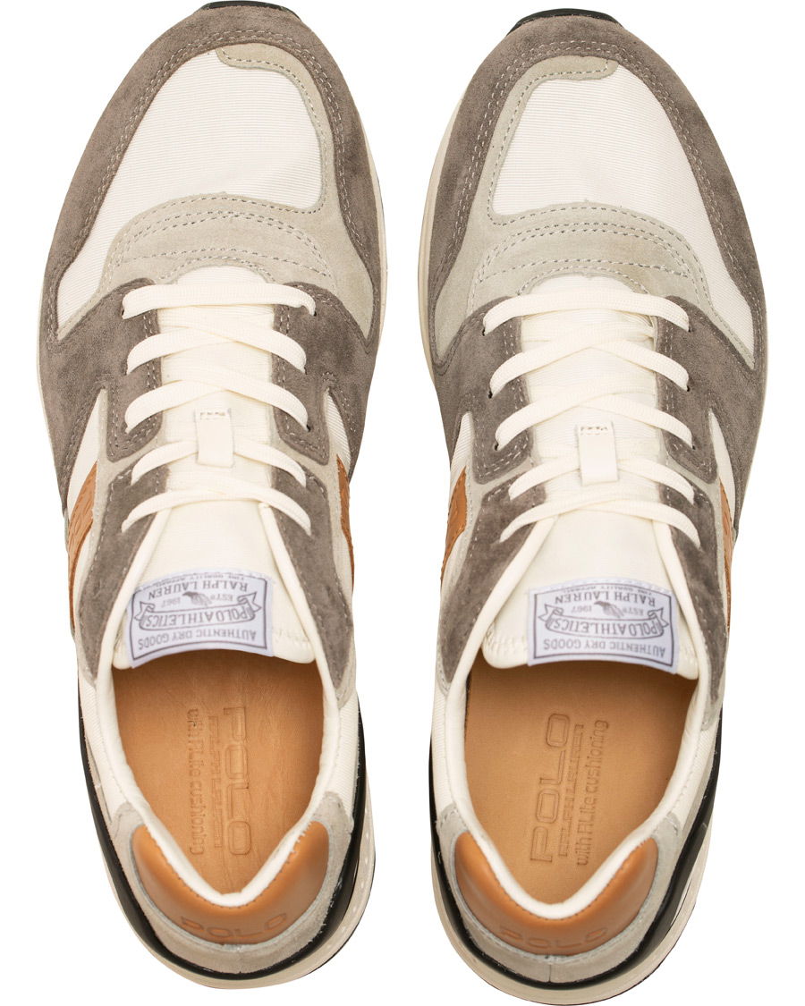 Heren | Polo Ralph Lauren Train 100 Running Sneaker White/Grey | Polo Ralph Lauren | Train 100 Running Sneaker White/Grey