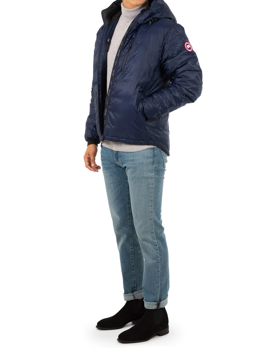 Heren | Jassen | Canada Goose | Lodge Hoody Down Jacket Admiral Blue