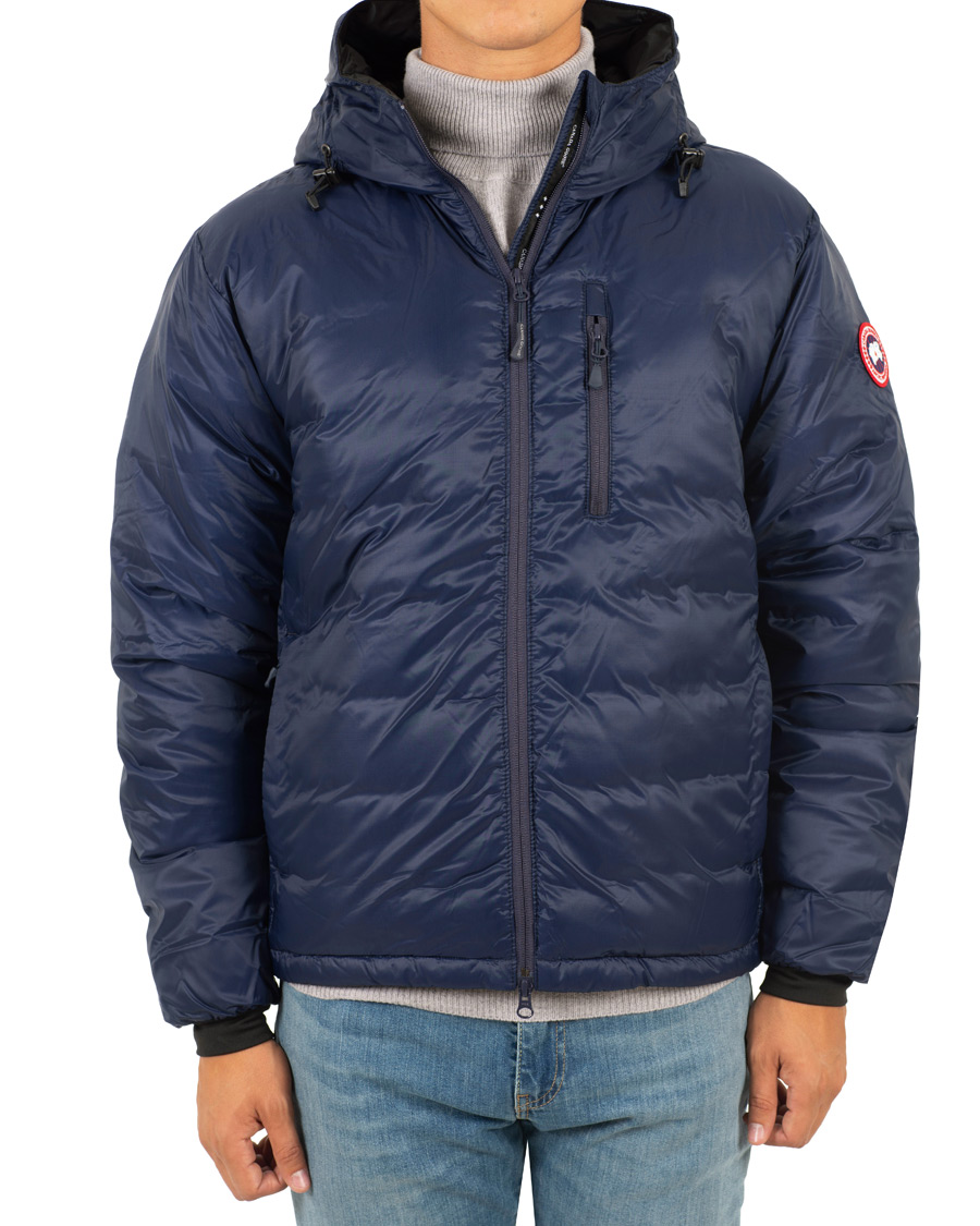 Heren | Jassen | Canada Goose | Lodge Hoody Down Jacket Admiral Blue