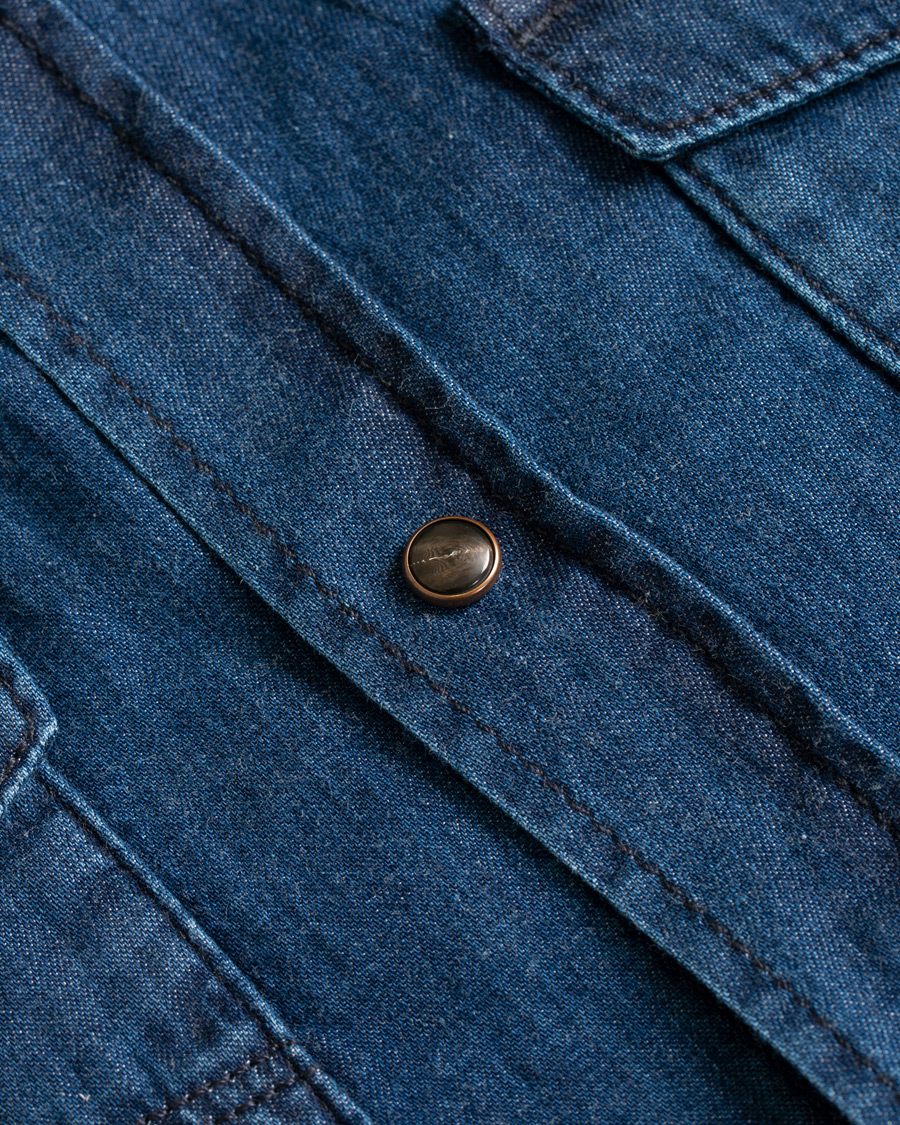 Heren | Overhemden | Emporio Armani | Denim Western Shirt Dark Wash