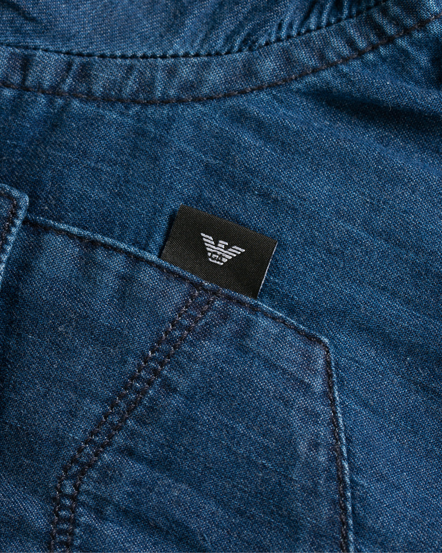 Heren | Overhemden | Emporio Armani | Denim Western Shirt Dark Wash