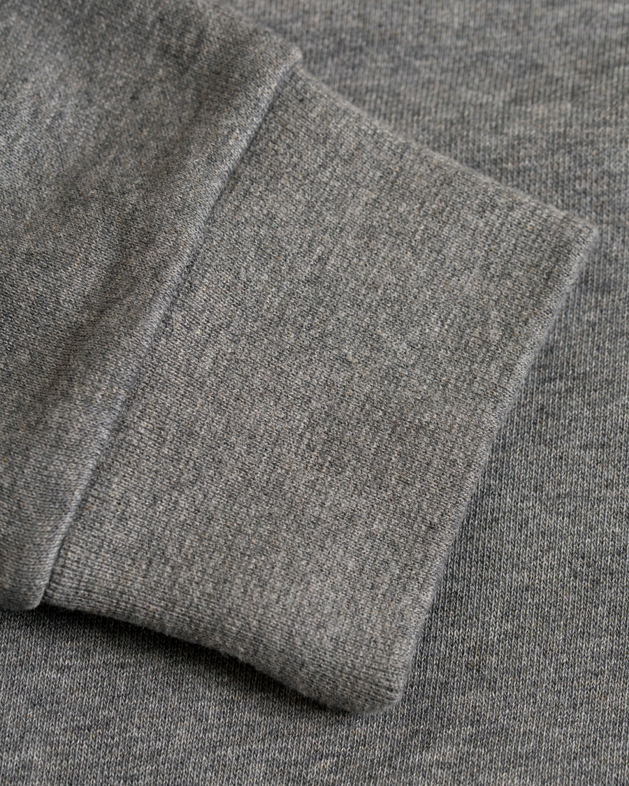 Heren | Truien | Emporio Armani | Full Zip Hoodie Grey Melange