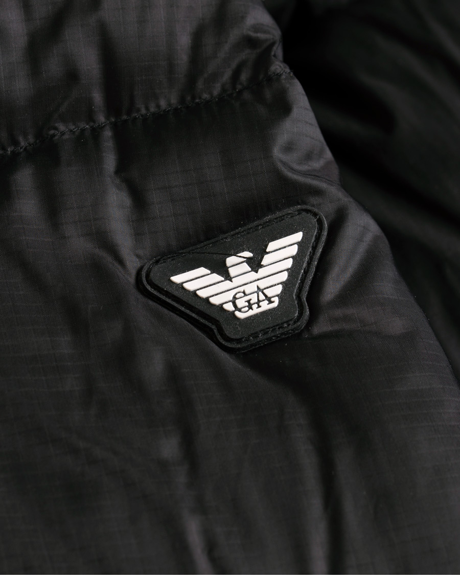 Heren | Jassen | Emporio Armani | Down Hooded Jacket Black