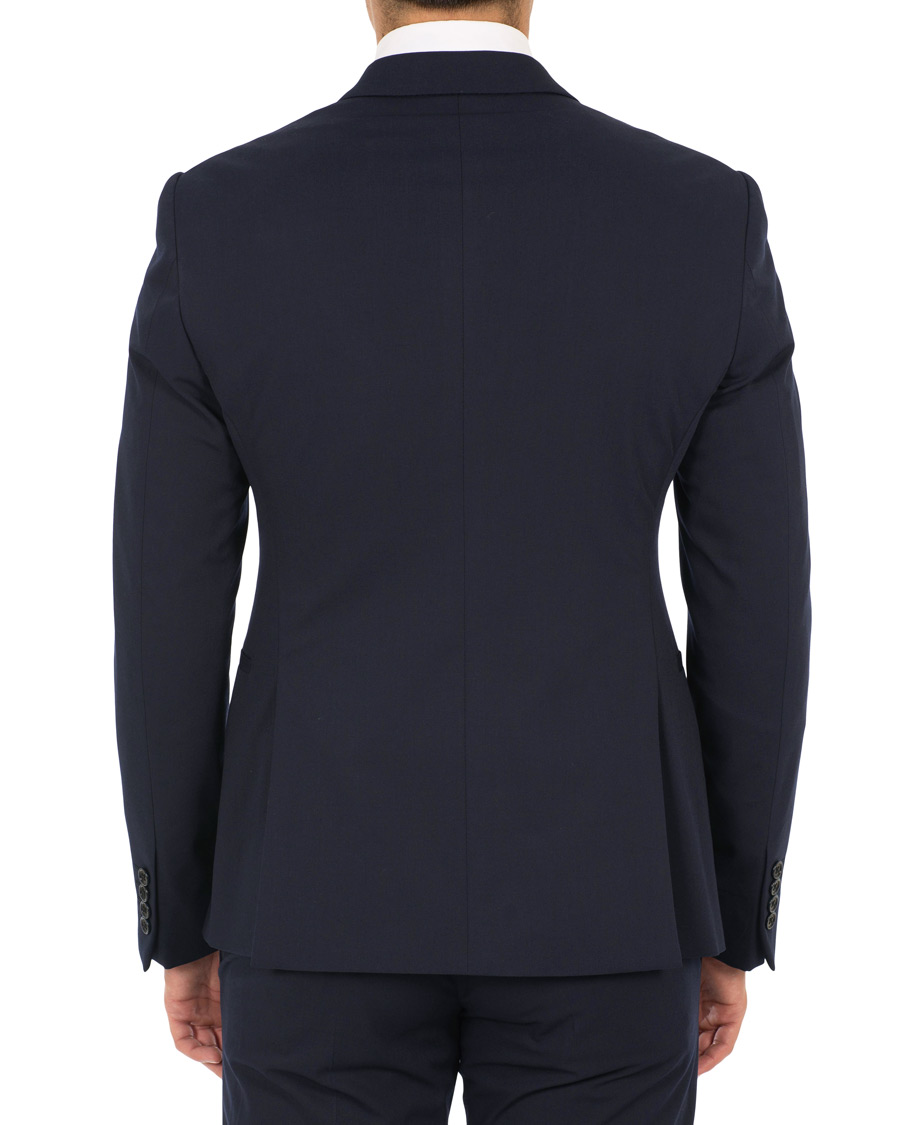 Heren | Pakken | Emporio Armani | M-Line Stretch Suit Dark Blue